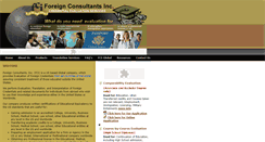 Desktop Screenshot of foreignconsultants.com